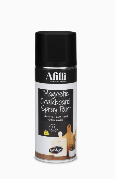 Filli Boya Afilli Magnetıc Chalkboard Sprey - Manyetik + Kara Tahta Sprey Boyası 400ML